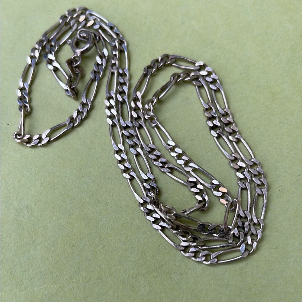 Stylish vintage Sterling Silver Chain Necklace